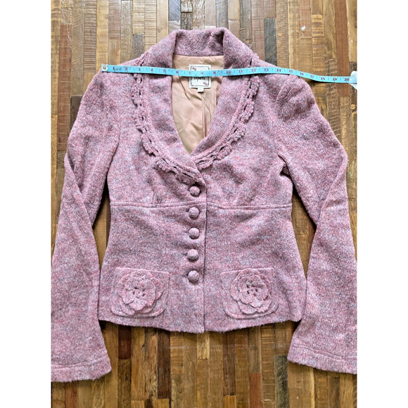 Vintage Y2K Nanette Lepore Knit Suit, Never Worn Sz. Small, Dusty Pink - Picture 11 of 12